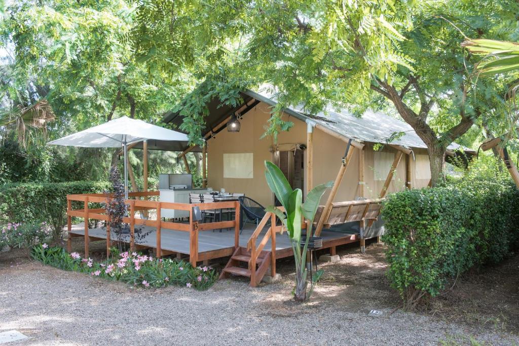 Zahrada ubytování Camping Caledonia