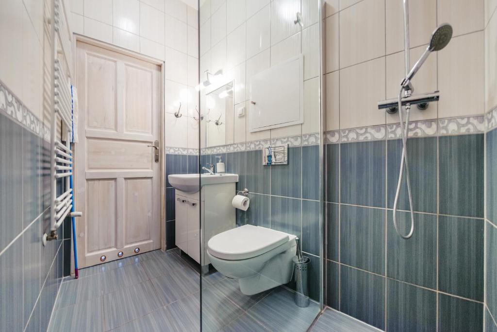Koupelna v ubytování Apartamenty Sun & Snow Międzyzdrojski Rynek
