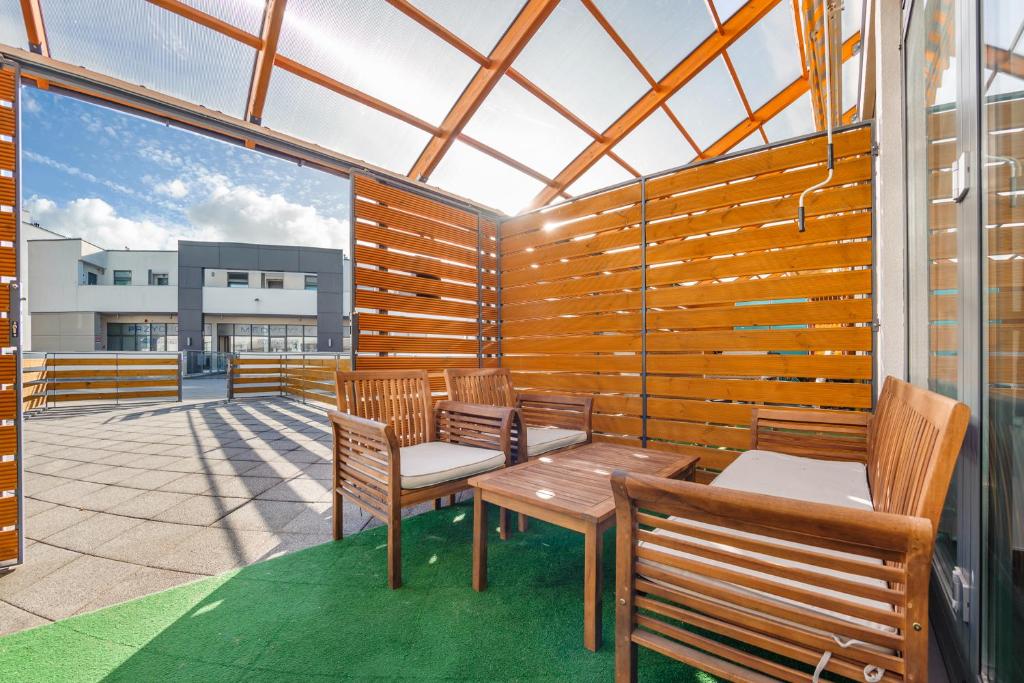 Posezení v ubytování Apartamenty Sun & Snow Międzyzdrojski Rynek