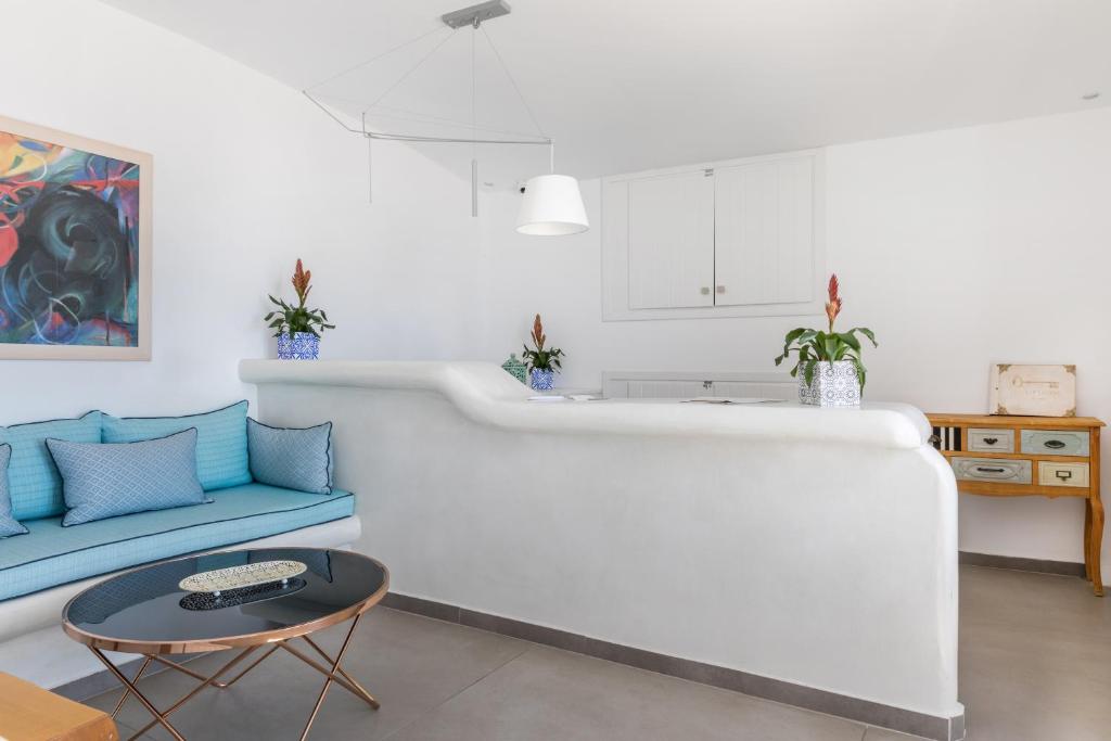 Istumisnurk majutusasutuses Secret Legend Suites