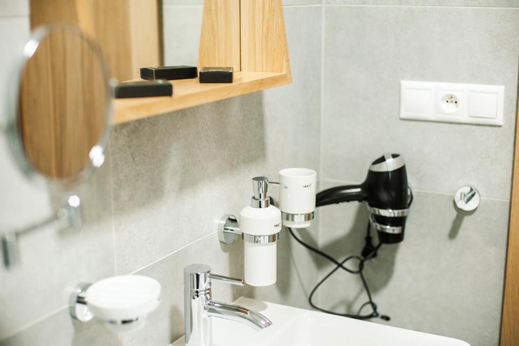 Kúpeľňa v ubytovaní Penzión & Wellness MERIDIANA Bojnice rezort
