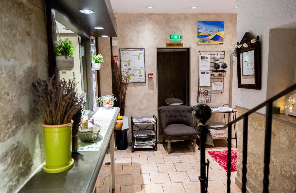 Kuchyň nebo kuchyňský kout v ubytování Hotel Mignon