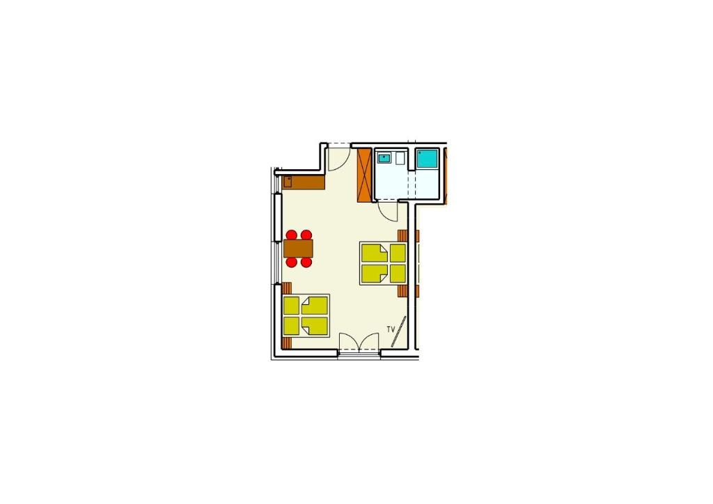 Plán poschodí v ubytovaní Nigler Innsbruck Apartment