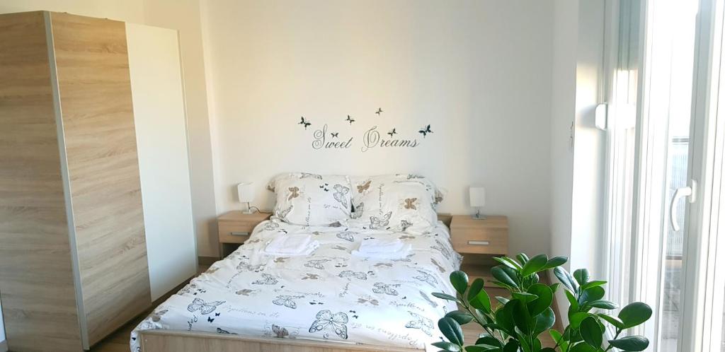 Posteľ alebo postele v izbe v ubytovaní Penthouse Spudic Karlovac