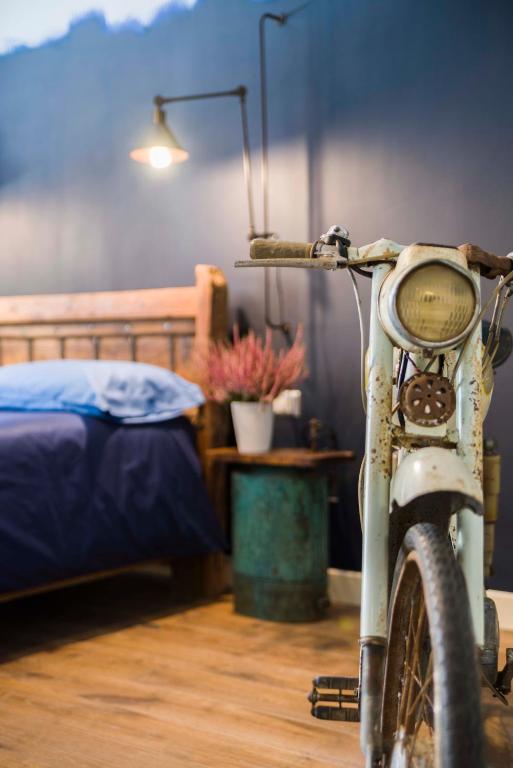Posteľ alebo postele v izbe v ubytovaní Frími Boutique Rooms b&b