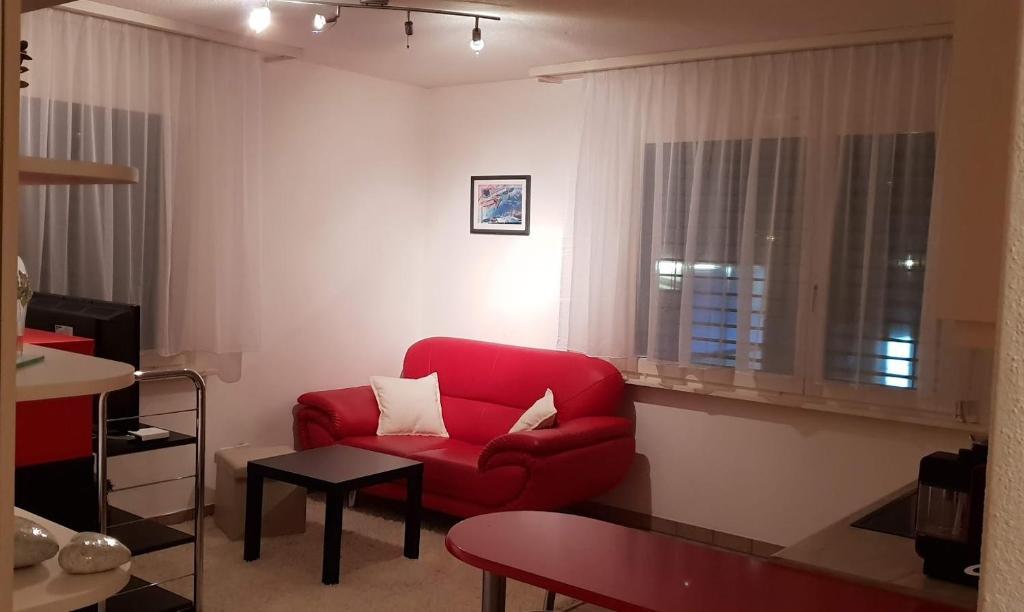 A seating area at Apartment Littau