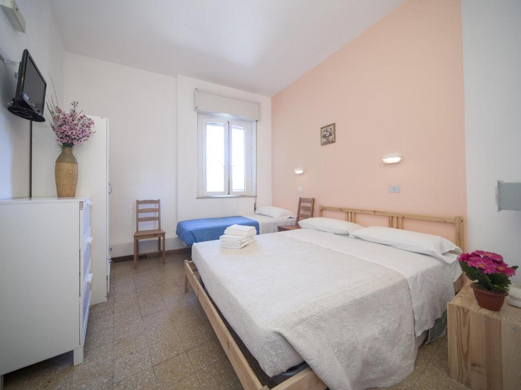 Posteľ alebo postele v izbe v ubytovaní Hotel Colombo
