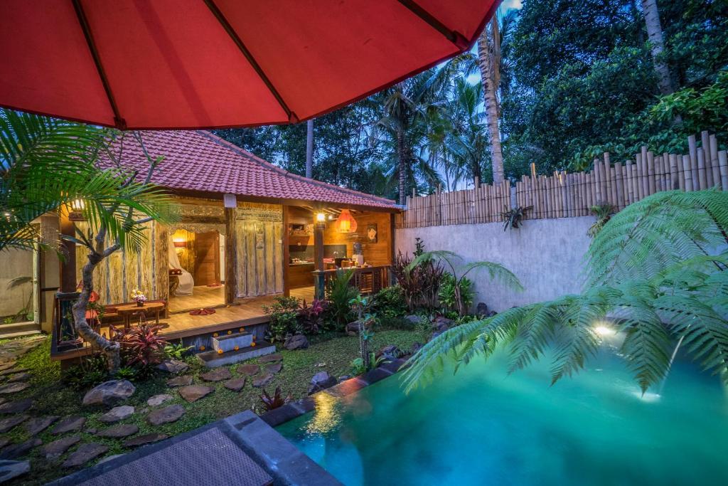 The swimming pool at or near The Forest Villa Ubud