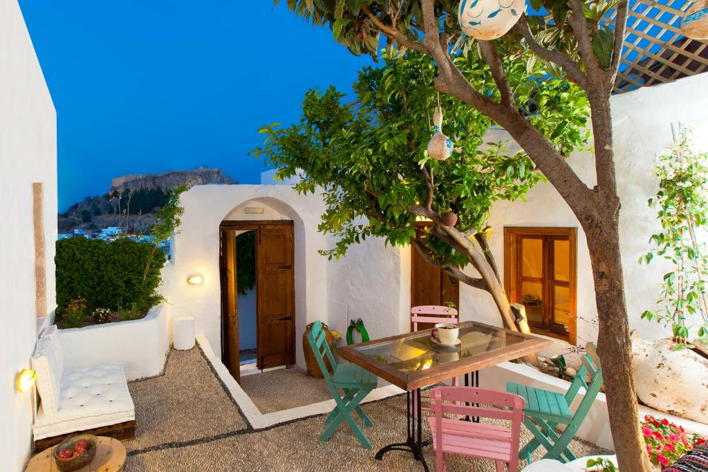 Patio nebo venkovní prostory v ubytování CasaLindos Cottage