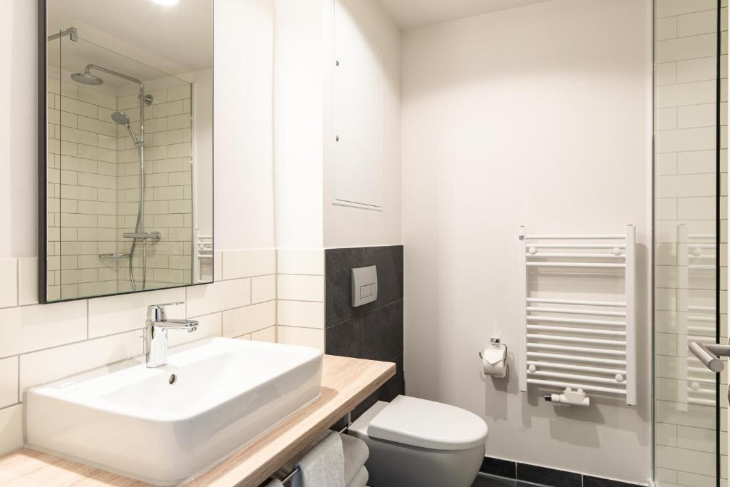 Koupelna v ubytování sylc. Apartmenthotel – Serviced Apartments