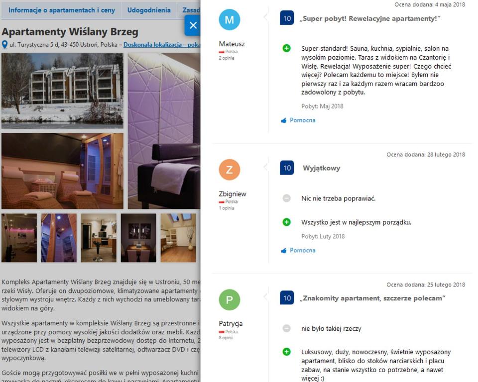 Fotografia z galérie ubytovania Apartamenty Wiślany Brzeg v destinácii Ustroň