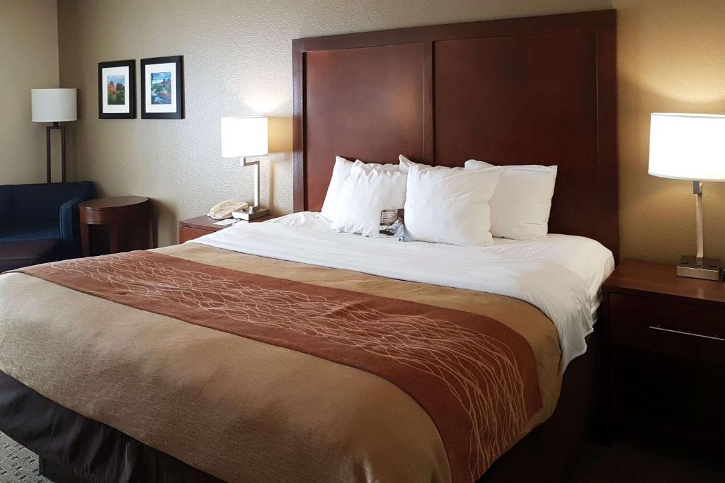 Postel nebo postele na pokoji v ubytování Comfort Inn I-10 West at 51st Ave