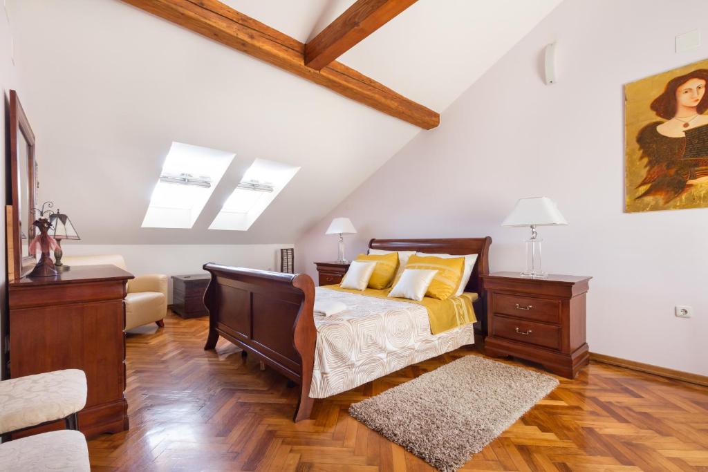Posteľ alebo postele v izbe v ubytovaní Penthouse Matkovic