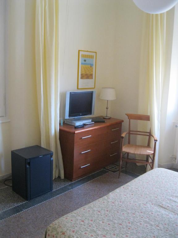 TV a/nebo společenská místnost v ubytování Hotel Miramare