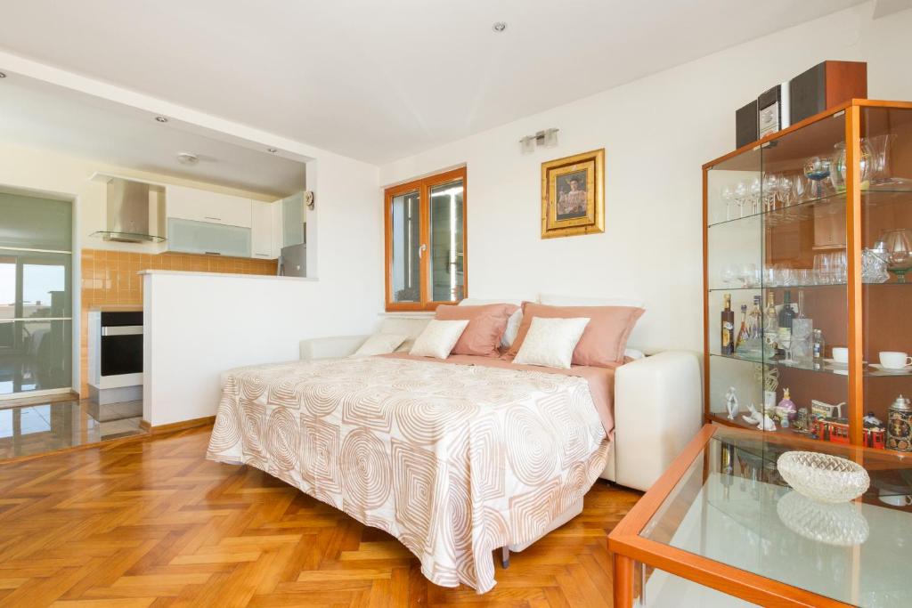 Posteľ alebo postele v izbe v ubytovaní Penthouse Matkovic