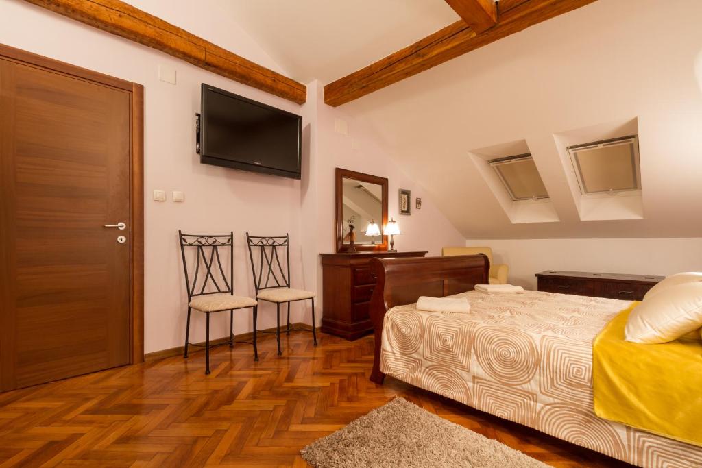 Posteľ alebo postele v izbe v ubytovaní Penthouse Matkovic