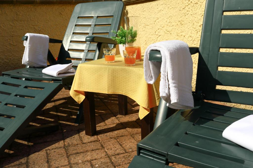 Balkón nebo terasa v ubytování InGarda Rooms