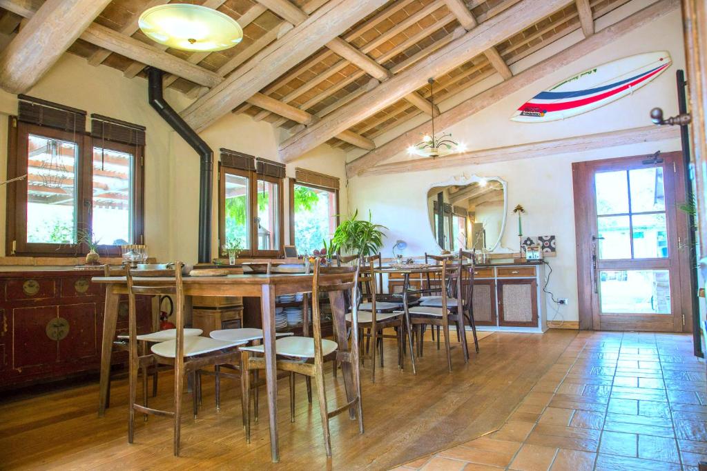 Restaurace v ubytování Ca' Barbona