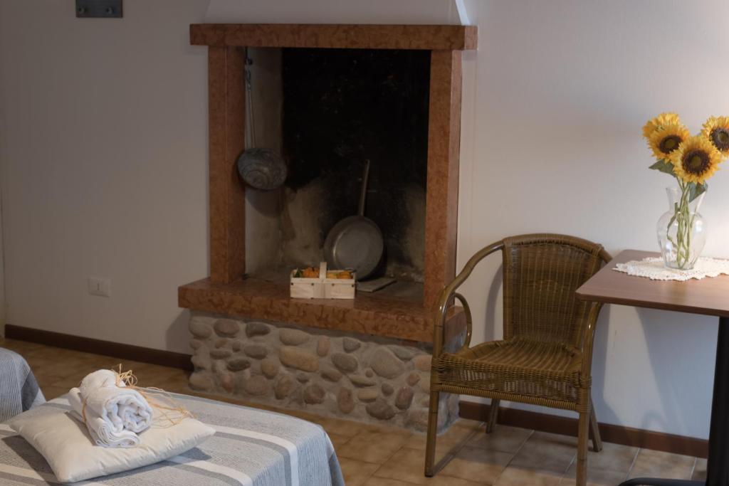 Posezení v ubytování InGarda Rooms
