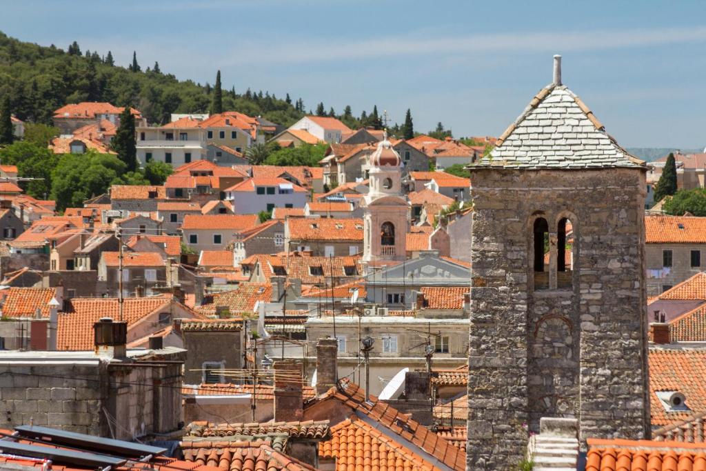 Výhľad na mesto Split alebo výhľad na mesto priamo z apartmánu