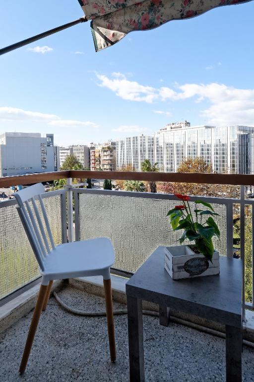 Balkon lub taras w obiekcie Athens Heartbeat