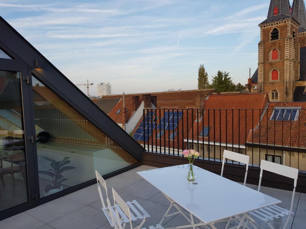 Balkón nebo terasa v ubytování Homey - Kortrijk