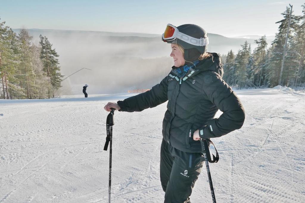 Valfjället Ski center v zimě