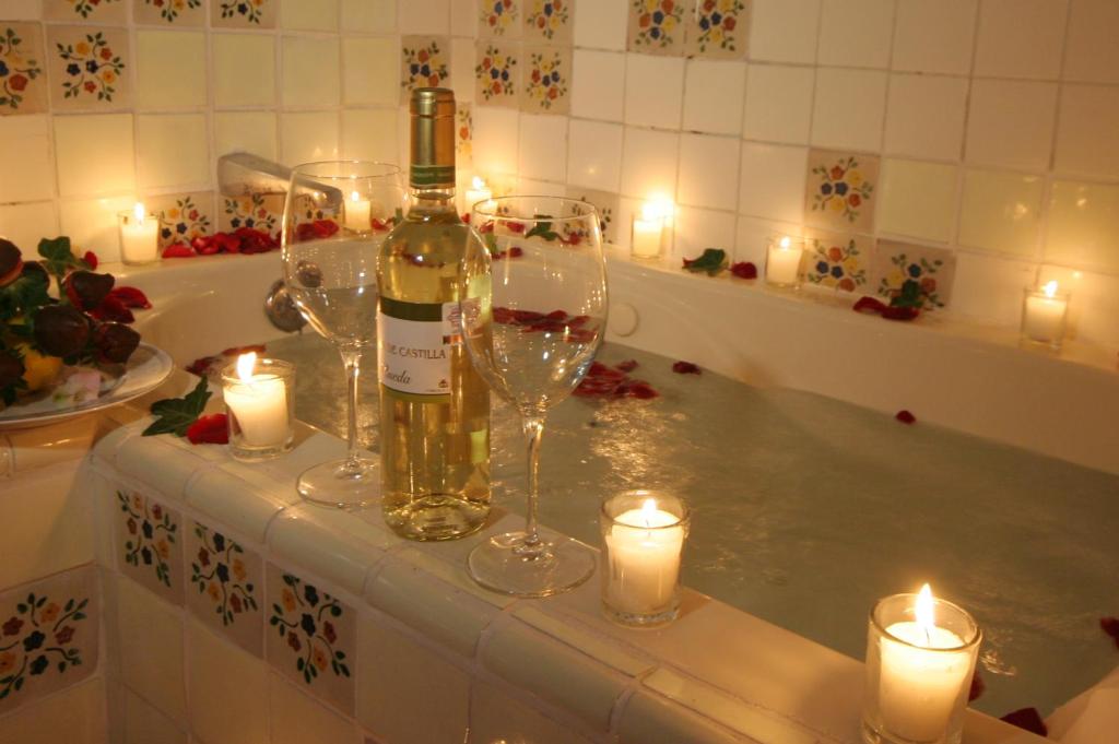 Nápoje v ubytování Posada de la Aldea