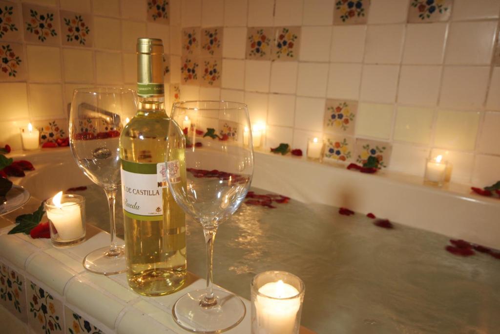 Nápoje v ubytování Posada de la Aldea