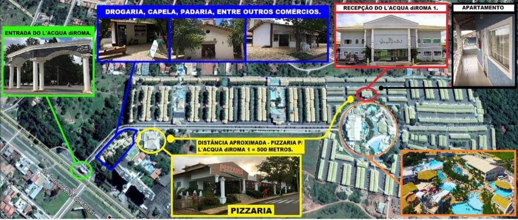  Resort Lacqua Di Roma com Super Parque Aquático INCLUSO para sua família!