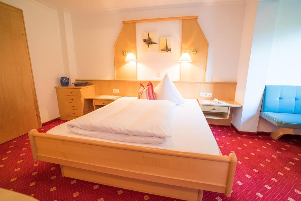 Postel nebo postele na pokoji v ubytování Haus Markus