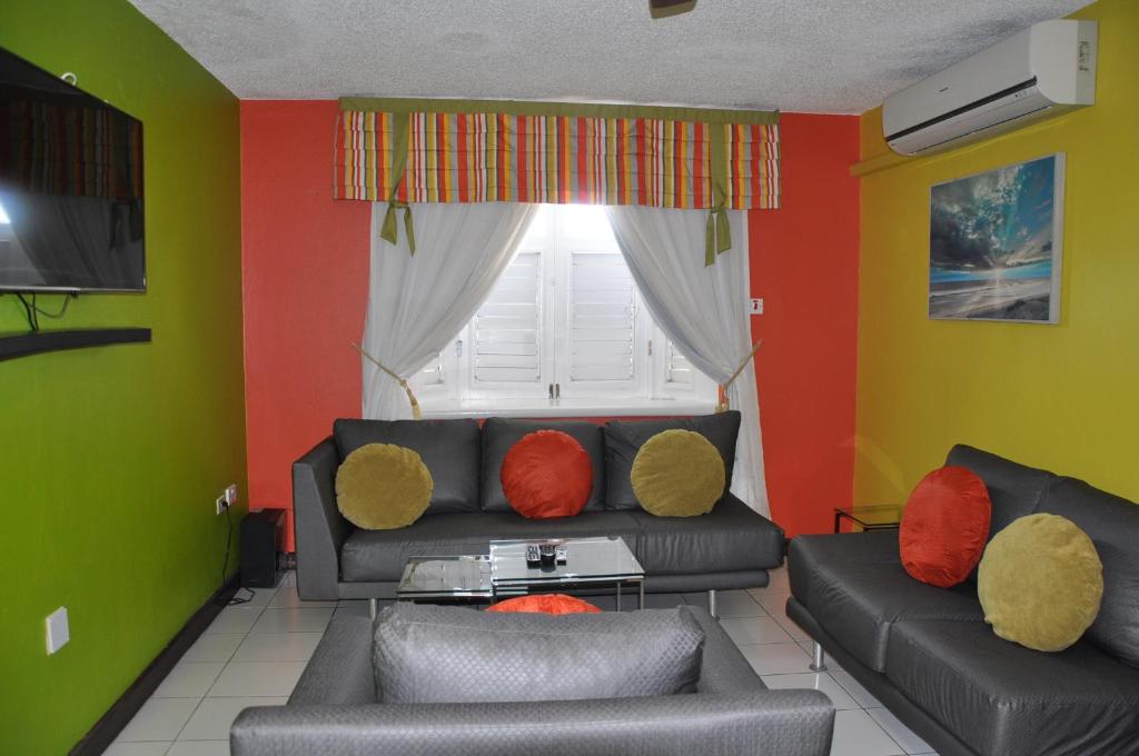 Area soggiorno di Beach PentHouse A25 Sandcastles
