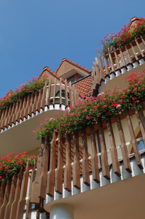 Balkón alebo terasa v ubytovaní Ágnes Hotel