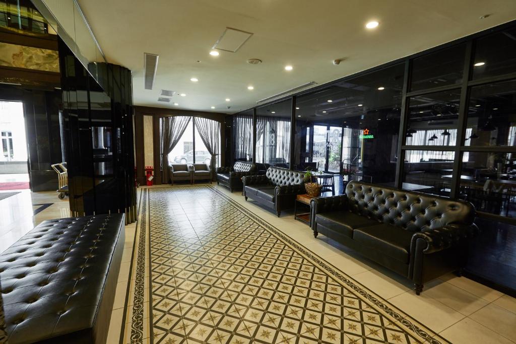 Χώρος καθιστικού στο Fulidun Hotel Kenting
