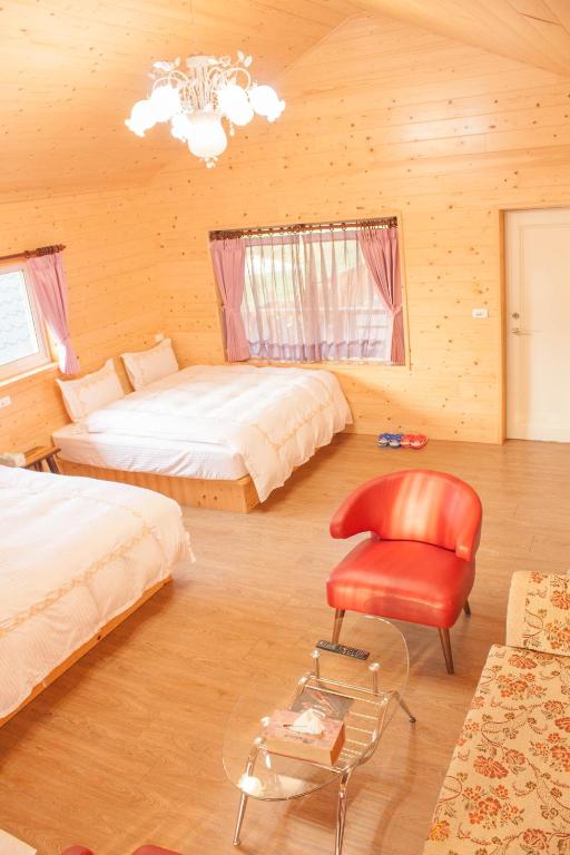 Postel nebo postele na pokoji v ubytování Xitou Star Homestay
