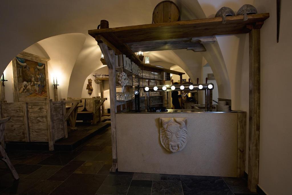 Hol lub bar w obiekcie Hotel Slavia