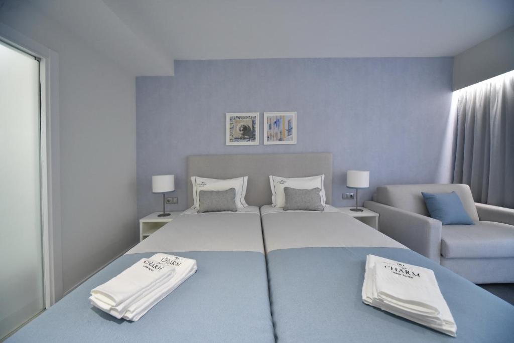 Postel nebo postele na pokoji v ubytování My Charm Lisbon Suites