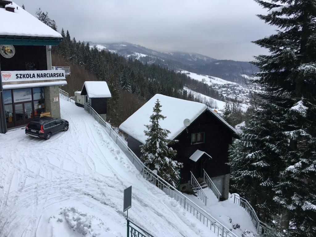 Stacja Narciarska SOSZÓW Wisła during the winter