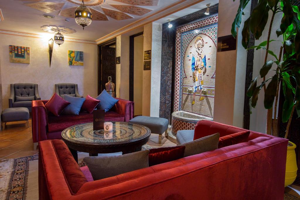 Posezení v ubytování Atlantic Hotel Agadir