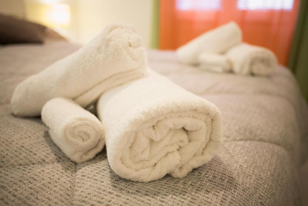 Ein Bett oder Betten in einem Zimmer der Unterkunft Casa Gaby