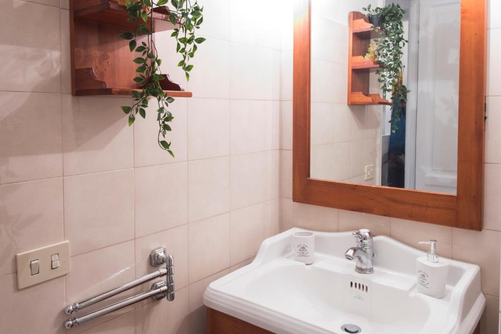 Ein Badezimmer in der Unterkunft Casa Gaby