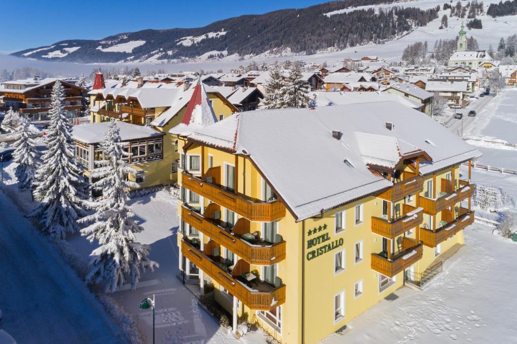 Obiekt Hotel Cristallo zimą