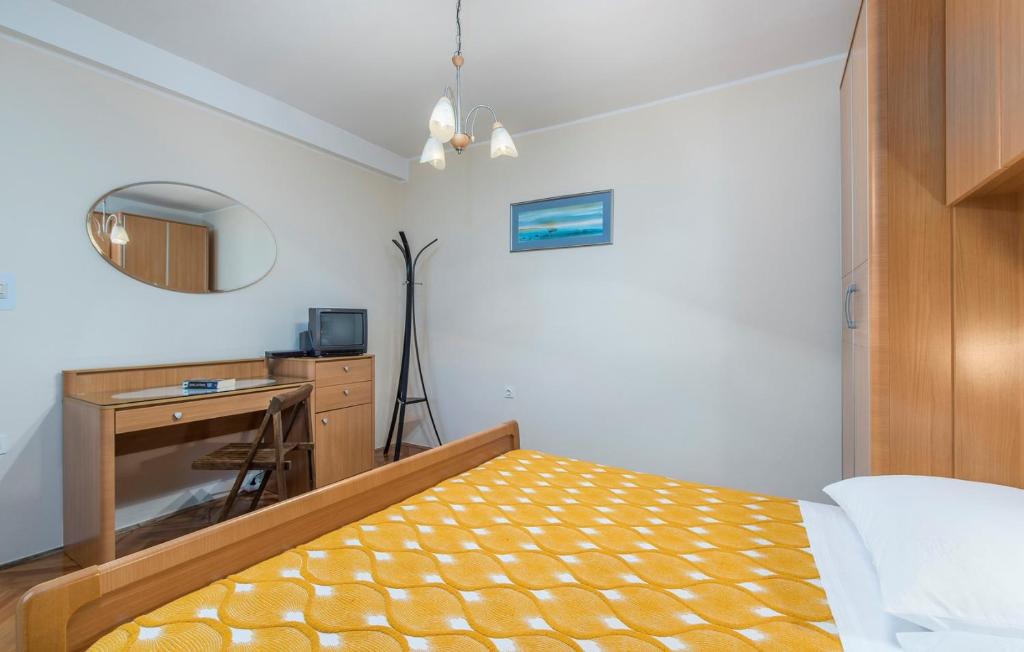 Postel nebo postele na pokoji v ubytování Apartment Complex Silvia