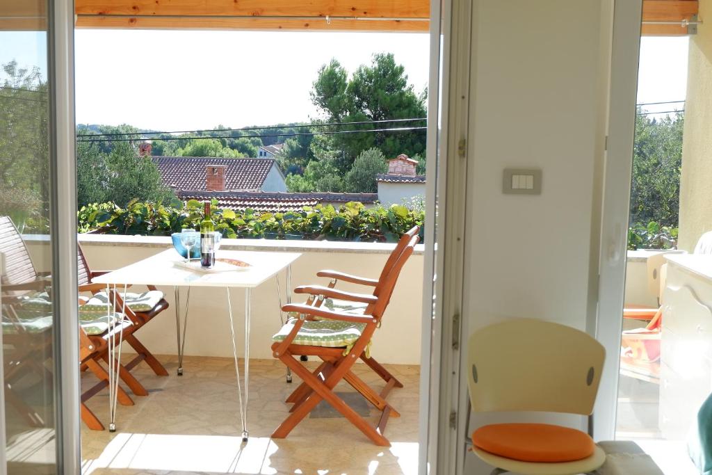 Balkón nebo terasa v ubytování Apartment Marija