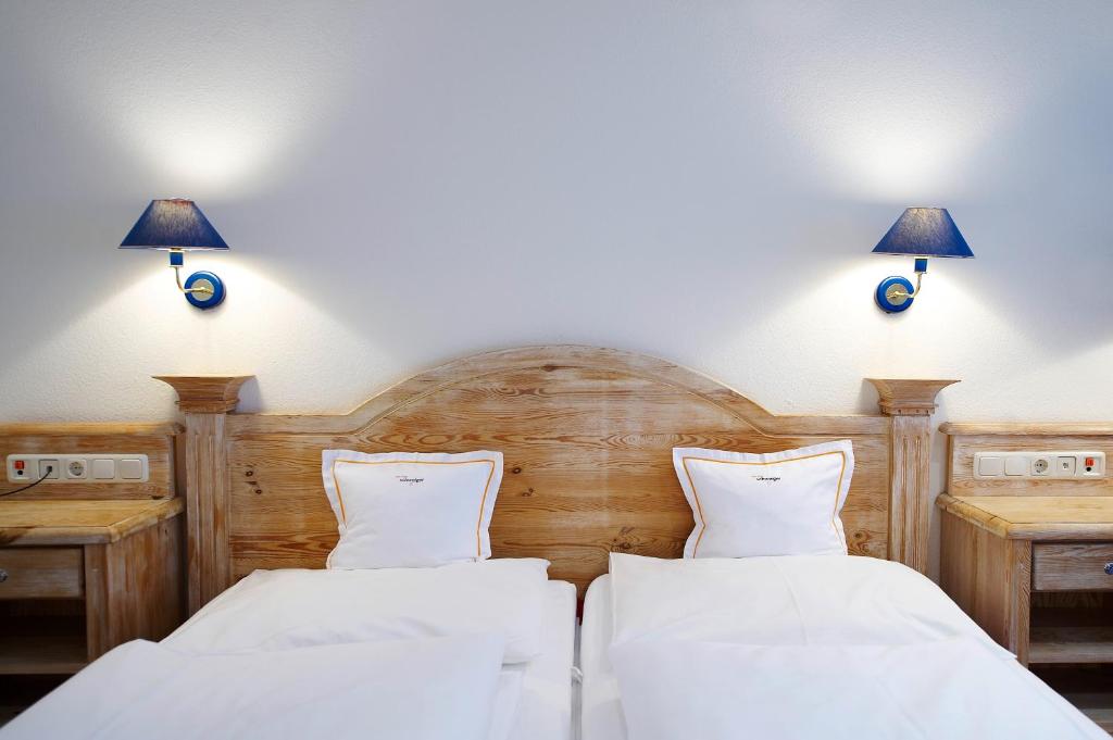 Postel nebo postele na pokoji v ubytování Aktiv Hotel Schweiger