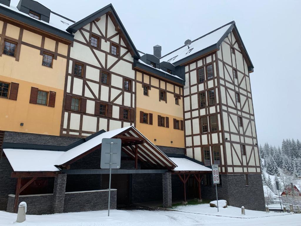 Aparthouse Javor v zimě
