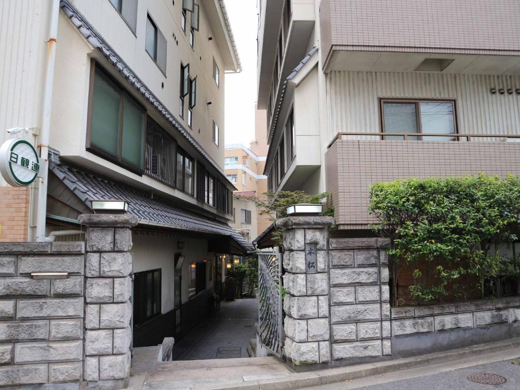 Budova, kde se ryokan nachází