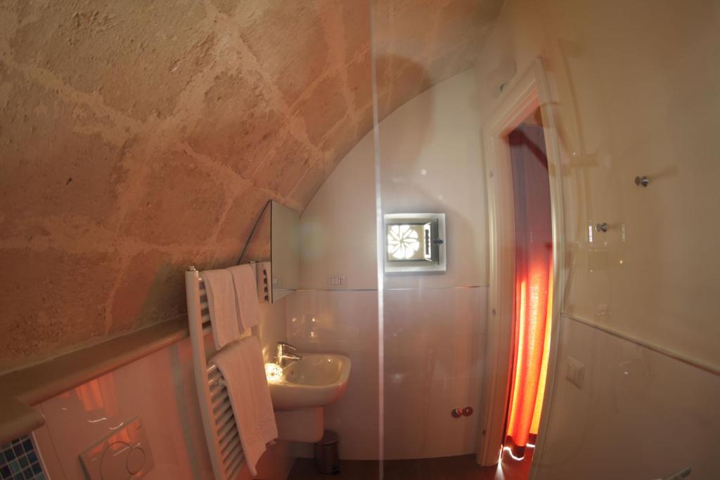 Koupelna v ubytování Casa Natalì