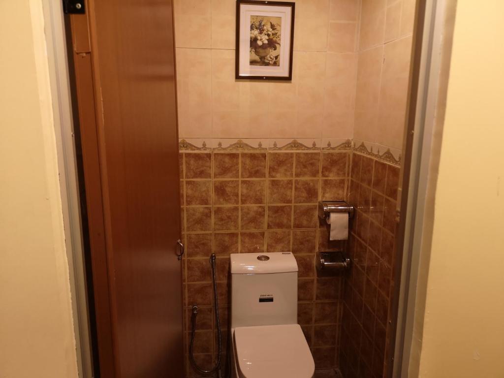 Koupelna v ubytování HOTEL AMBASSADOR 1
