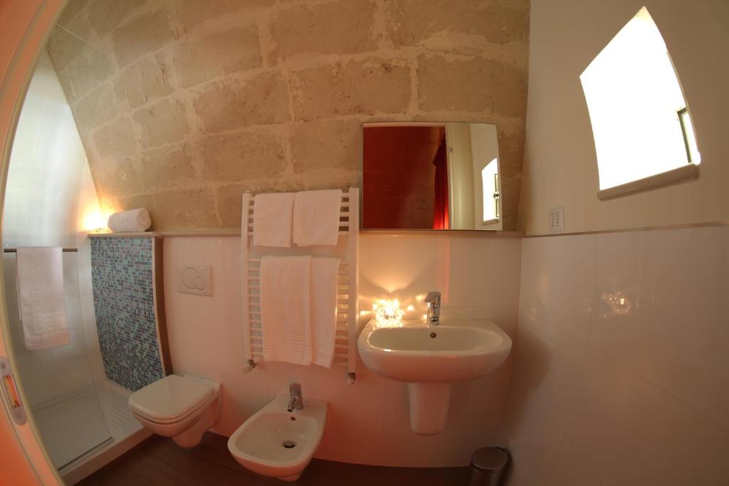 Koupelna v ubytování Casa Natalì
